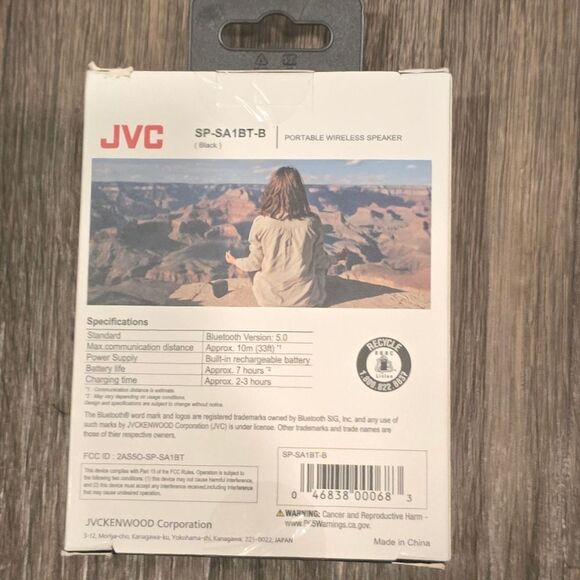 JVC Bluetooth Portable Wireless Speaker - Picture 8 of 8